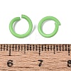 Spray Painted Iron Open Jump Rings IFIN-T017-04B-13-2