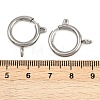 304 Stainless Steel Spring Ring Clasps STAS-B095-05H-P-3