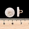 1-Hole Resin Alloy Shank Buttons FIND-B065-03G-04-3