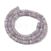 Natural Lepidolite/Purple Mica Stone Beads Strands X-G-K343-C03-02-3