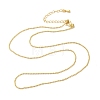 Brass Ball Chain Necklaces LS-NJEW-B119-05G-2