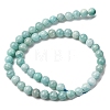 Natural Amazonite Beads Strands G-K068-03-8mmA-5