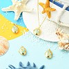 4Pcs 2 Styles Brass Enamel Locket Pendants KK-CJ0005-56-6