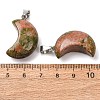 Natural Unakite Pendants G-F820-02L-24-2