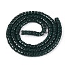 Opaque Solid Color Glass Beads Strands GLAA-N026-2x4mm-10-2