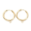 201 Stainless Steel Huggie Hoop Earring Findings STAS-P283-01K-G-1