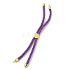 Nylon Cords Bracelet Makings Fit for Connector Charms AJEW-P116-01G-10-2
