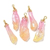 Electroplated Raw Rough Natural Quartz Crystal Big Pendants G-A229-02G-04-1