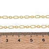 2.7MM Brass Textured Figaro Chain Necklaces for Women KK-CBA2293-16G-5