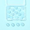 20Pcs Transparent Spray Painted Glass Beads GLAA-FS0002-40C-7