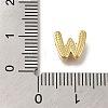 Rack Plating Brass Micro Pave Clear Cubic Zirconia Beads KK-G500-30G-W-3