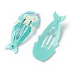 Baking Paint Iron Snap Hair Clips LS-PHAR-B0002-27A-2