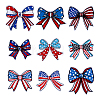 9Pcs Polyester Embroidery Sew on Ornament Accessories PATC-WH0008-257-1