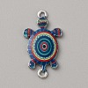 Alloy Enamel Connector Charms ENAM-WH0061-47C-1