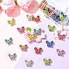 UV Plating Leopard Print Pattern Opaque Acrylic Beads OACR-CJZ0001-03-5