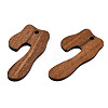 Walnut Wood Pendants WOOD-N011-005-3