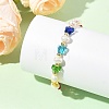 Glass Butterfly & Natural Freshwater Pearl & Synthetic Non-magnetic Hematite Beaded Bracelets BJEW-JB14175-2
