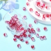 100Pcs Frosted Baking Paint Glass Beads DGLA-YW0001-36E-4