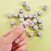 26Pcs 26 Style Silicone Alphabet Beads for Bracelet or Necklace Making SIL-SZ0001-01A-6