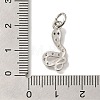 Brass Micro Pave Cubic Zirconia Pendants KK-Q001-14P-3