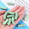 Opaque Crackle Acrylic Beads MACR-S372-001N-012-5