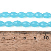 Imitation Jade Glass Beads Strands GLAA-N071-01A-B04-4
