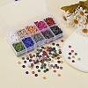 1500Pcs 10 Colors Dark Colors Handmade Polymer Clay Beads CLAY-YW0001-37B-7