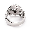 Dragon Alloy Wide Band Rings for Men RJEW-F126-01AS-3