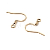 304 Stainless Steel Earring Hooks Ion Plating(IP) STAS-P221-04G-01-2