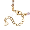 Butterfly Natural Cultured Freshwater Pearl Charm Bracelets BJEW-JB13547-01-4