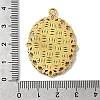 Tibetan Style Oval Alloy Pendant Cabochon Settings X-TIBEP-Q054-44AG-RS-3