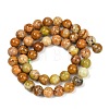 Natural Green Opal Beads Strands G-K245-A17-A04-5