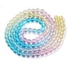 Baking Paint Transparent Glass Beads DGLA-M001-8mm-03-2