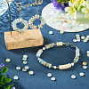 180Pcs 4 Styles Natural White African Opal & Flower Amazonite & Quartz Crystal Beads G-TA0003-14-7