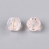 Transparent Spray Painted Glass Beads LS-EGLA-N018-4mm-08-3