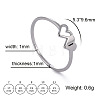 304 Stainless Steel Finger Rings for Women Men FS-WGB974C-26-1