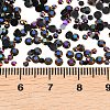 Electroplated Transparent Flat Back Resin Rhinestone Cabochons RESI-XCP0002-44A-3