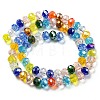 Glass Beads Strands EGLA-A034-M8mm-61-3