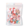 24Pcs 6 Styles Christmas Opaque Resin Pendants RESI-FS0001-43-2