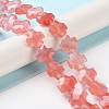 Cherry Quartz Glass Beads Strands G-K357-C02-01-2