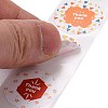 Flat Round Paper Thank You Stickers DIY-C042-13B-4