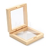 Square Transparent PE Thin Film Suspension Jewelry Display Box LS-CON-D009-01B-01-3