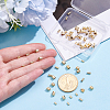60Pcs 3 Styles Brass Cord Ends KK-CN0003-44G-3
