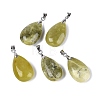 Natural Lemon Jade Pendants G-N362-03P-11-1