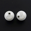 Spray Painted Acrylic Beads MACR-Q154-8mm-001-2