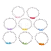 Children's Day Imitated Pearl Acrylic Beads Stretch Bracelets BJEW-JB13538-2