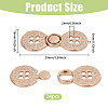 Zinc Alloy Snap Lock Clasps FIND-WH0149-96KCG-2