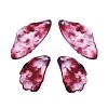 Transparent Epoxy Resin Pendants RESI-T057-30A-2