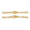 Brass Micro Pave Clear Cubic Zirconia Fold Over Clasps KK-U059-64G-1