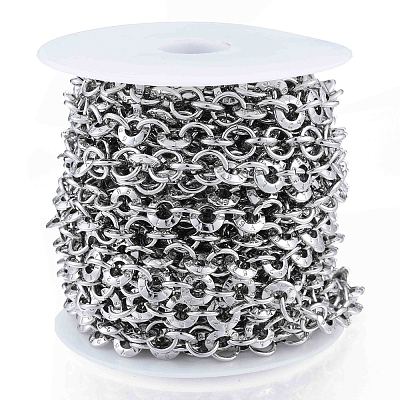 Alloy Ring Link Chains LCHA-N01-08-1